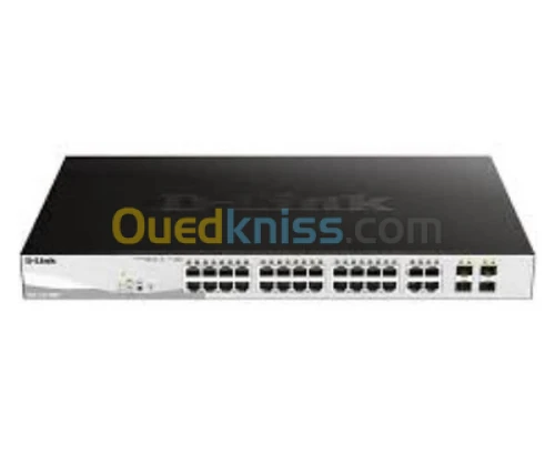 Switch 24 Ports 4 SFP COMBO Smart Manageable D-Link