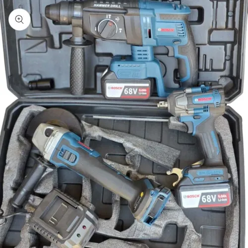 Kit BOSCH 3 articles perforateur bouloneuse Transenaise a batterie 