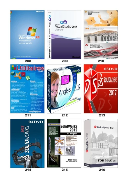 Dvd logiciels programmes pc 