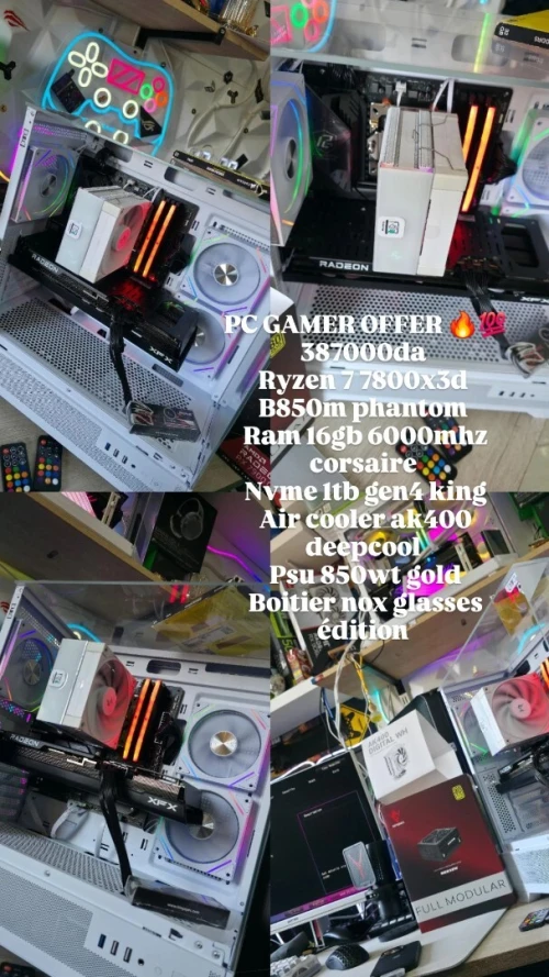 PC GAMER RYZEN 7 7800X3D / RADEON 7900GRE 16GB XFX