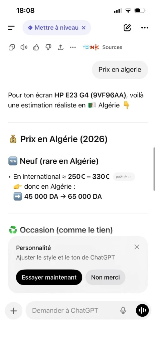 Écran hb