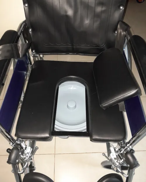 Chaise roulante Multiposition avec toilette