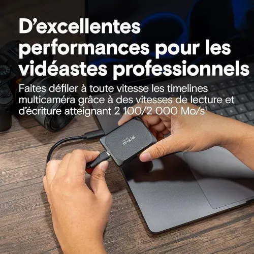 PORTABLE SSD CRUCIAL X10 PRO 4TB 2100MB/S WATERPROOF