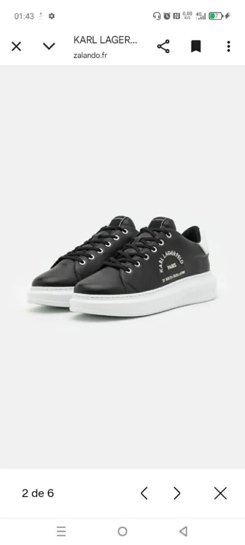 basket karl lagerfeld homme