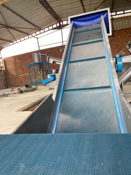 Ligne de recyclage PET lavage a chaud et a froid