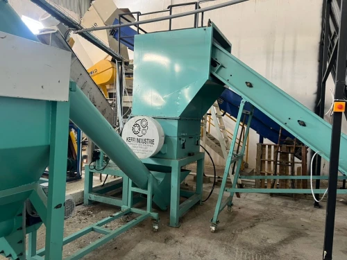 Ligne de recyclage PET lavage a chaud et a froid