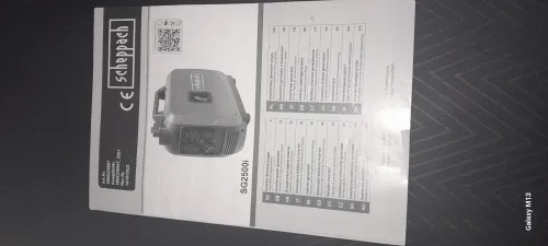 CROUP ÉLECTROGÈNE SCHEPPACH SG2500I GERMANY