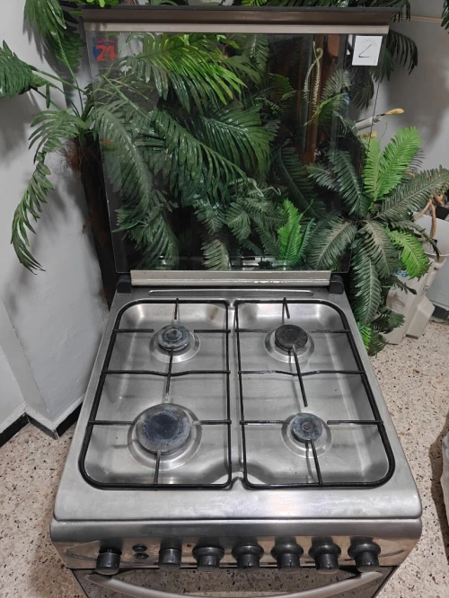 Cuisinière inox