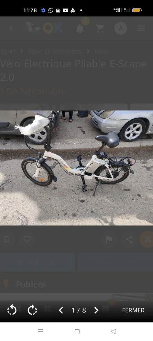 Vélo électrique pliable E-Scape 2.0