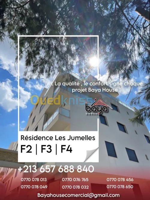 Vente Appartement F4 Alger Saoula