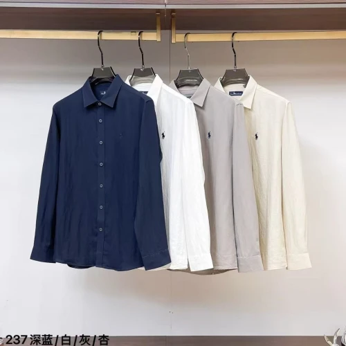 Chemise polo manches longues
