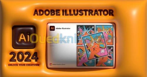 Adobe Illustrator 2024 activé a vie ( Garantie ) + une formation très complète ( offert )