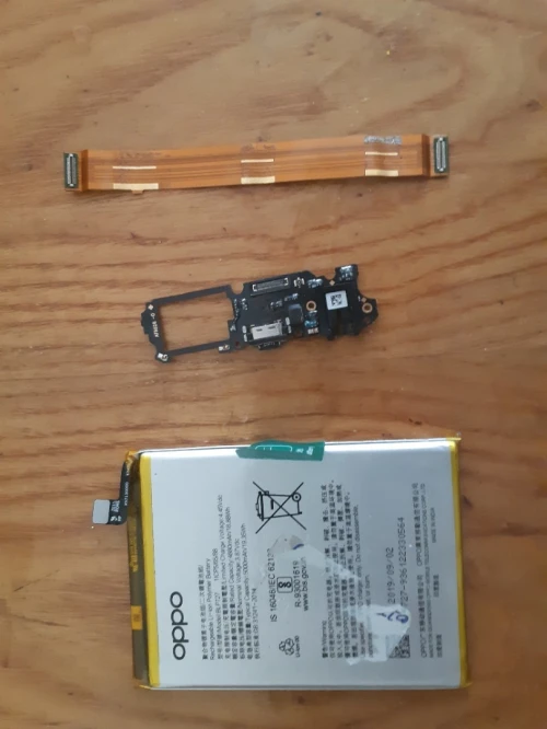 nappe + Batterie 6000mAH + Capteur empreinte + Circuit charge - OPPO A9 (2020) CPH1937