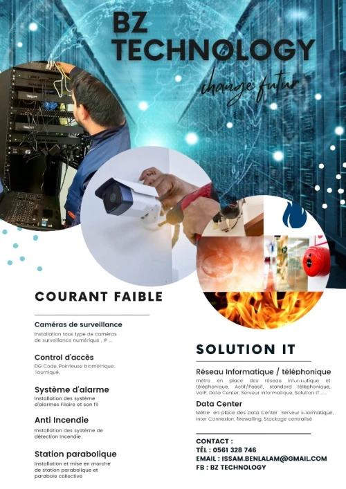 Sécurisez et optimisez avec BZ Technology  !