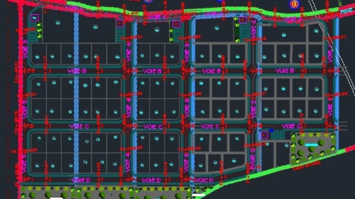 Services de Topographie et calcul des quantités , خدمات المسح الطوبوغرافي