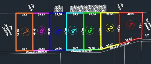 Services de Topographie et calcul des quantités , خدمات المسح الطوبوغرافي