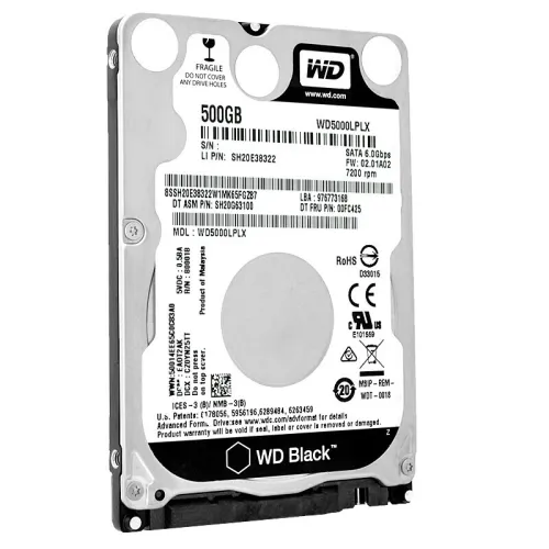 Disque Dur wd black 500GB