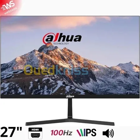  Moniteur DAHUA Full HD de 27"  ecran 100 Hz  HDMI/VGA