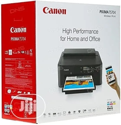 IMPRIMANTE CANON PIXMA TS704A JET D'ENCRE COULEUR - A4 - WIFI RECTO VERSO DOUBLE PACK PRINT SUR CD