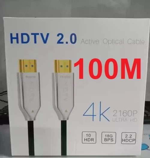 CABLE HDMI 4K 2.0 FIBRE OPTIQUE 10Metre 15M/20M/30M/40M/50M/70M/80M/100M