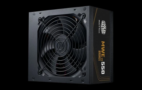 COOLER MASTER MWE BRONZE 550W V3 - ALIMENTATION 80 PLUS BRONZE - 230 V - ATX 3.1 - DC TO DC - NOIR