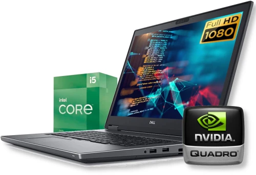 LAPTOP Dell Precision 7560 15,6 Full HD Intel Core i5-11500H 16 Go RAM 512 Go SSD VGA  4GB 