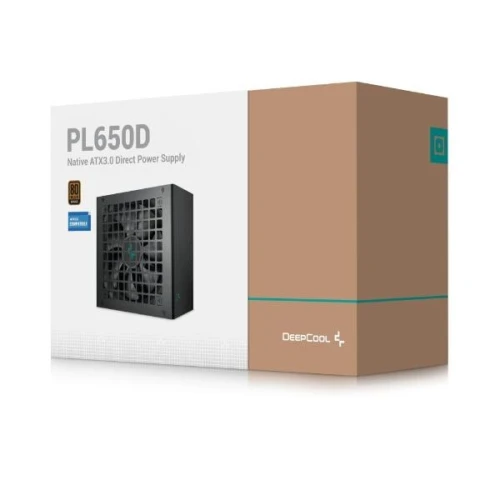 ALIMENTATION DEEPCOOL PL650 80 Bronze BLACK / WHITE