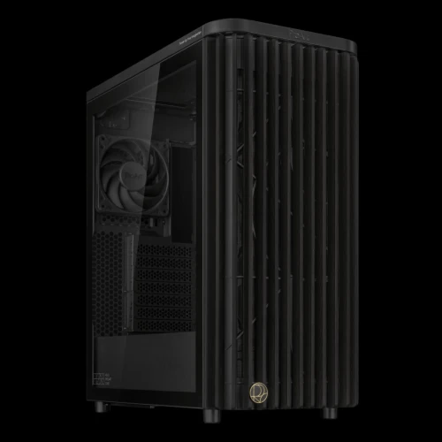 BOITIER ASUS PROART PA401 WOOD TG PWM - BOÎTIER MOYEN TOURE - ATX 240MM - VERRE TREMPÉ - BLACK