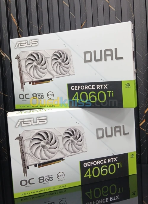 CARTE GRAPHIQUE ASUS DUAL GEFORCE RTX 4060 TI WHITE OC EDITION 8GB