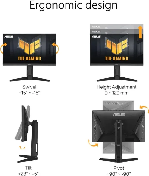 ASUS TUF GAMING VG279QL3A - 27 1080p FHD - IPS - 1ms - 180Hz - 1920x1080 - FreeSync & G-SYNC