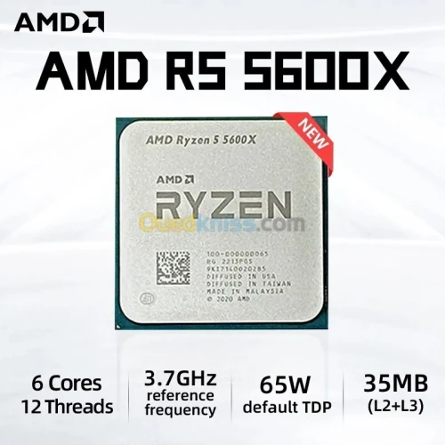 CPU AMD RYZEN 5 5600X TRAY