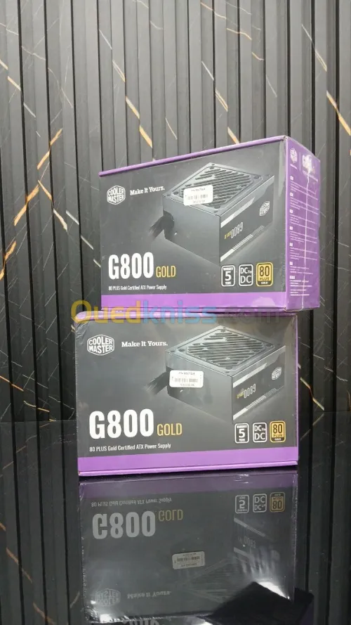 COOLER MASTER G800 GOLD 800W - ALIMENTATION 80 PLUS GOLD - ATX 12V 3.1 PSU - HDB SILENCIEUX - NOIR