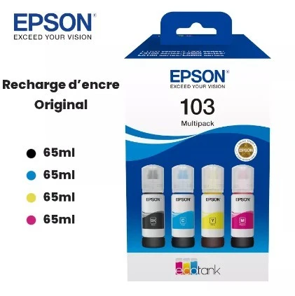 PACK BOUTEILLES D'ENCRE DE EPSON 103