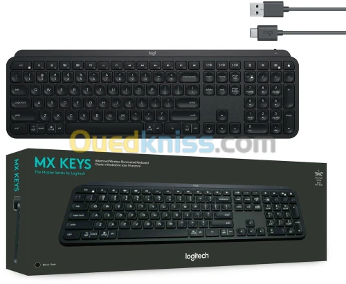 CLAVIER SANS FIL LOGITECH MX KEYS PLUS 