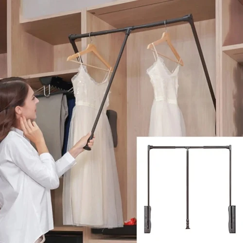 Penderie Rabattable Tringle à Vêtements