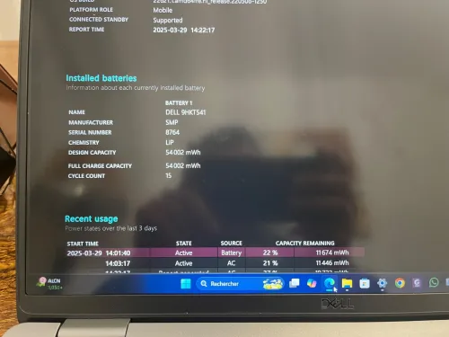 Dell latitude 5540 I7 1365U 32G 512 SSD 15,6 Full HD
