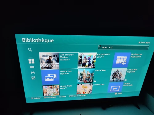 Ps4 slim flaché