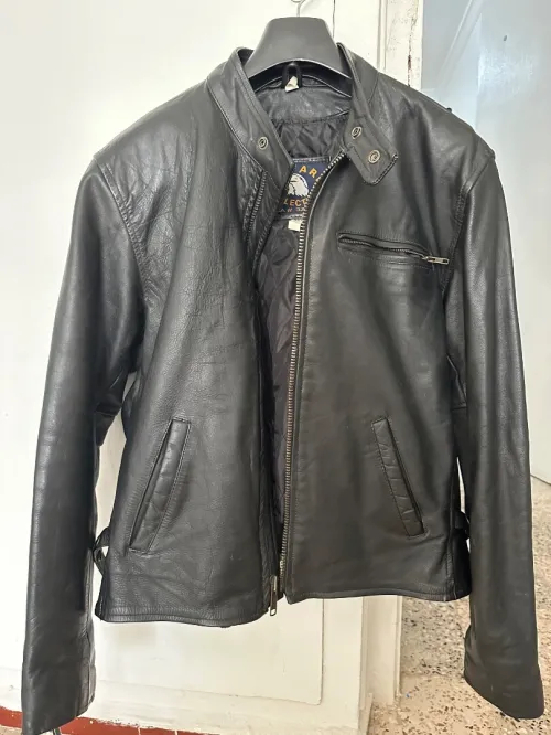 Vest en cuire pour moto
