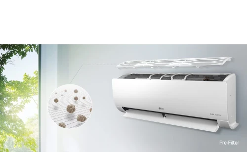 LG DUAL COOL 12K BTU Climatiseur T3 tropicalisé DUAL Inverter Silencieux & Wifi