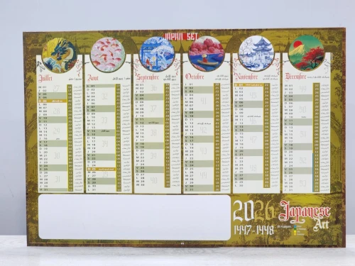calendrier sous main 2026