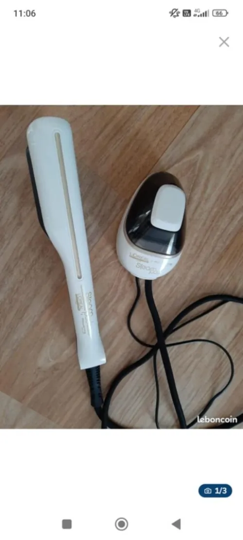 Steampod blanc avec réservoir L'Oréal 