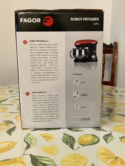 Pétrin Fagor F1207 6,5 L