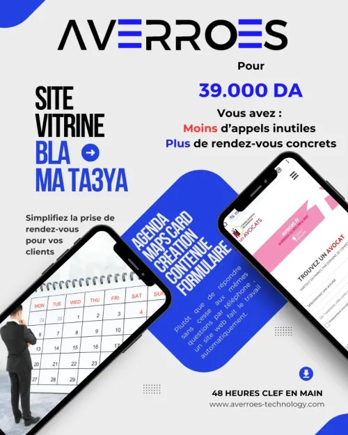 Votre Site Web Professionnel en 2 Jours avec Gestion des Rendez-vous 