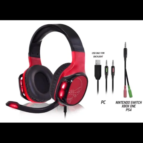  CASQUE ROUGE AUDIO PRO GAMER 