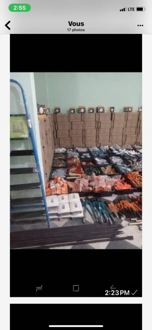 Vente lot de quinquerie 