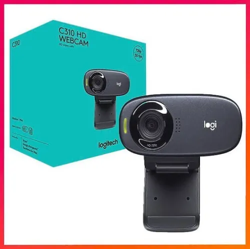 كاميرا ويب Logitech C310 HD جديدة في العلبة