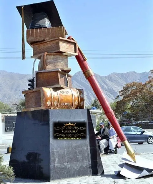  Réalisation d'oeuvre d'arts,sculpture, stèle, monument تصميم وانجاز القطع الفنية والنصب التذكارية