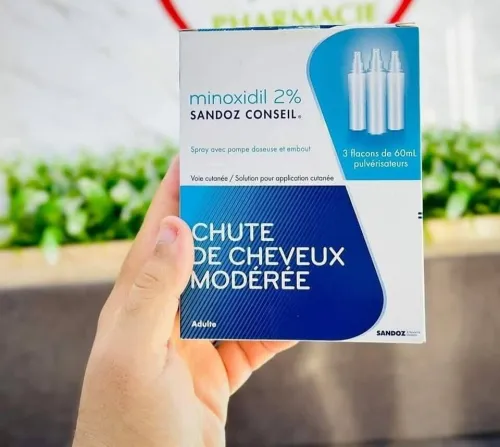 Minoxidil sandoz 2% Original francais مينوكسيديل ساندوز 2%  اصلي