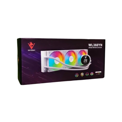 WATERCOOLING MAGMA 3FANS 360MM WL360FL WHITE
