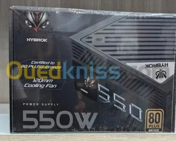 ALIMENTATION HYBROK 550W 80+ BRONZE